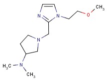 1-{[1-(2-methoxyethyl)-1H-imidazol-2-yl]methyl}-N,N-dimethylpyrrolidin-3-amine