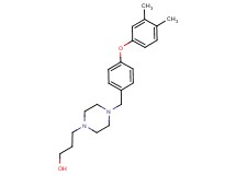 3-{4-[4-(3,4-dimethylphenoxy)benzyl]piperazin-1-yl}propan-1-ol