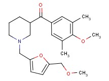 (4-methoxy-3,5-dimethylphenyl)(1-{[5-(methoxymethyl)-2-furyl]methyl}-3-piperidinyl)methanone