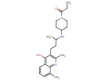 2,8-dimethyl-3-{3-[(1-propionylpiperidin-4-yl)amino]butyl}quinolin-4-ol