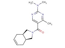 5-[(3aR*,7aS*)-1,3,3a,4,7,7a-hexahydro-2H-isoindol-2-ylcarbonyl]-N,N,4-trimethyl-2-pyrimidinamine
