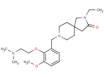 8-{2-[2-(dimethylamino)ethoxy]-3-methoxybenzyl}-2-ethyl-2,8-diazaspiro[4.5]decan-3-one