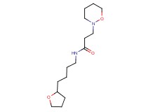 3-(1,2-oxazinan-2-yl)-N-[4-(tetrahydrofuran-2-yl)butyl]propanamide