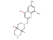 rel-(4aS,8aS)-2-[(4-hydroxy-6,8-dimethyl-2-quinolinyl)methyl]octahydro-2,7-naphthyridin-4a(2H)-ol dihydrochloride