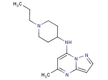 5-methyl-N-(1-propyl-4-piperidinyl)pyrazolo[1,5-a]pyrimidin-7-amine