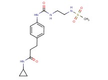 N-cyclopropyl-3-(4-{[({2-[(methylsulfonyl)amino]ethyl}amino)carbonyl]amino}phenyl)propanamide