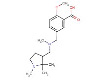 2-methoxy-5-({methyl[(1,2,2-trimethylpyrrolidin-3-yl)methyl]amino}methyl)benzoic acid