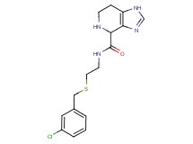 N-{2-[(3-chlorobenzyl)thio]ethyl}-4,5,6,7-tetrahydro-1H-imidazo[4,5-c]pyridine-4-carboxamide dihydrochloride