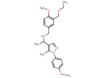 N-[3-(ethoxymethyl)-4-methoxybenzyl]-1-[1-(4-methoxyphenyl)-5-methyl-1H-pyrazol-4-yl]ethanamine