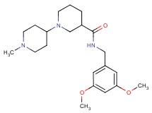 N-(3,5-dimethoxybenzyl)-1'-methyl-1,4'-bipiperidine-3-carboxamide
