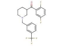 (2,5-difluorophenyl){1-[3-(trifluoromethyl)benzyl]-3-piperidinyl}methanone