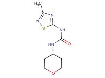 N-(3-methyl-1,2,4-thiadiazol-5-yl)-N'-(tetrahydro-2H-pyran-4-yl)urea