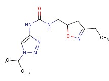 N-[(3-ethyl-4,5-dihydroisoxazol-5-yl)methyl]-N'-(1-isopropyl-1H-1,2,3-triazol-4-yl)urea