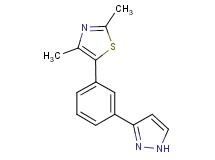 2,4-dimethyl-5-[3-(1H-pyrazol-3-yl)phenyl]-1,3-thiazole trifluoroacetate