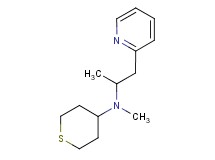 N-methyl-N-(1-methyl-2-pyridin-2-ylethyl)tetrahydro-2H-thiopyran-4-amine