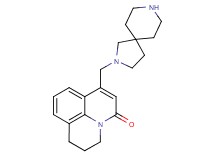7-(2,8-diazaspiro[4.5]dec-2-ylmethyl)-2,3-dihydro-1H,5H-pyrido[3,2,1-ij]quinolin-5-one dihydrochloride