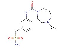N-{3-[(aminosulfonyl)methyl]phenyl}-4-methyl-1,4-diazepane-1-carboxamide