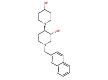 (3'R*,4'R*)-1'-(2-naphthylmethyl)-1,4'-bipiperidine-3',4-diol