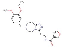 N-{2-[7-(3-ethoxy-4-methoxybenzyl)-6,7,8,9-tetrahydro-5H-[1,2,4]triazolo[4,3-d][1,4]diazepin-3-yl]ethyl}-3-furamide