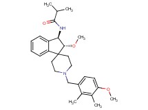 N-[(2R*,3R*)-2-methoxy-1'-(4-methoxy-2,3-dimethylbenzyl)-2,3-dihydrospiro[indene-1,4'-piperidin]-3-yl]-2-methylpropanamide