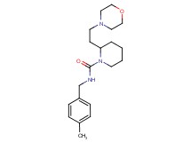 N-(4-methylbenzyl)-2-[2-(4-morpholinyl)ethyl]-1-piperidinecarboxamide