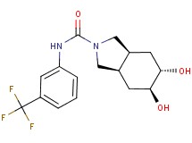 (3aR*,5S*,6S*,7aS*)-5,6-dihydroxy-N-[3-(trifluoromethyl)phenyl]octahydro-2H-isoindole-2-carboxamide