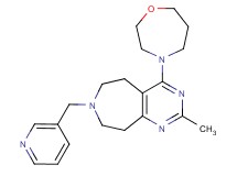 2-methyl-4-(1,4-oxazepan-4-yl)-7-(pyridin-3-ylmethyl)-6,7,8,9-tetrahydro-5H-pyrimido[4,5-d]azepine