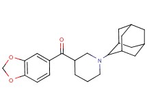 [1-(2-adamantyl)-3-piperidinyl](1,3-benzodioxol-5-yl)methanone