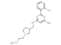 2-[4-({[1-(2-methoxyethyl)pyrrolidin-3-yl]methyl}amino)-6-methylpyrimidin-2-yl]phenol
