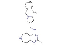 N-{[1-(2-methylbenzyl)-3-pyrrolidinyl]methyl}-6,7,8,9-tetrahydro-5H-pyrimido[4,5-d]azepin-4-amine dihydrochloride