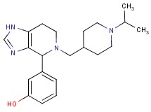 3-{5-[(1-isopropylpiperidin-4-yl)methyl]-4,5,6,7-tetrahydro-1H-imidazo[4,5-c]pyridin-4-yl}phenol