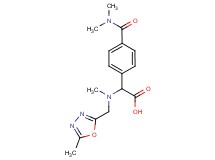 {4-[(dimethylamino)carbonyl]phenyl}{methyl[(5-methyl-1,3,4-oxadiazol-2-yl)methyl]amino}acetic acid