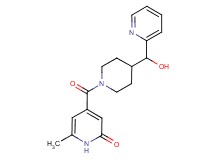 4-({4-[hydroxy(pyridin-2-yl)methyl]piperidin-1-yl}carbonyl)-6-methylpyridin-2(1H)-one