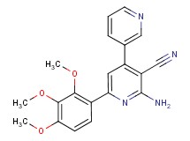 2'-amino-6'-(2,3,4-trimethoxyphenyl)-3,4'-bipyridine-3'-carbonitrile