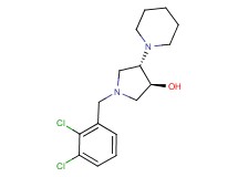 (3S*,4S*)-1-(2,3-dichlorobenzyl)-4-piperidin-1-ylpyrrolidin-3-ol