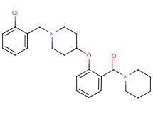 1-(2-chlorobenzyl)-4-[2-(1-piperidinylcarbonyl)phenoxy]piperidine