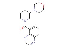 5-{[3-(4-morpholinyl)-1-piperidinyl]carbonyl}quinoxaline