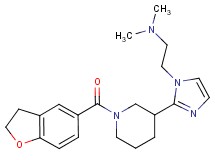 (2-{2-[1-(2,3-dihydro-1-benzofuran-5-ylcarbonyl)piperidin-3-yl]-1H-imidazol-1-yl}ethyl)dimethylamine