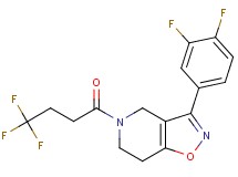 3-(3,4-difluorophenyl)-5-(4,4,4-trifluorobutanoyl)-4,5,6,7-tetrahydroisoxazolo[4,5-c]pyridine