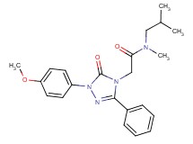 N-isobutyl-2-[1-(4-methoxyphenyl)-5-oxo-3-phenyl-1,5-dihydro-4H-1,2,4-triazol-4-yl]-N-methylacetamide