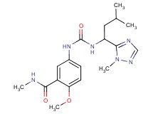 2-methoxy-N-methyl-5-[({[3-methyl-1-(1-methyl-1H-1,2,4-triazol-5-yl)butyl]amino}carbonyl)amino]benzamide