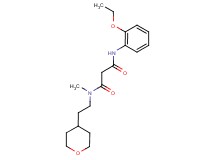 N'-(2-ethoxyphenyl)-N-methyl-N-[2-(tetrahydro-2H-pyran-4-yl)ethyl]malonamide