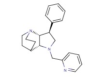 (2R*,3S*,6R*)-3-phenyl-5-(2-pyridinylmethyl)-1,5-diazatricyclo[5.2.2.0~2,6~]undecane