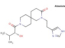 9-[(2R)-2-hydroxy-3-methylbutanoyl]-2-[2-(1H-imidazol-4-yl)ethyl]-2,9-diazaspiro[5.5]undecan-3-one