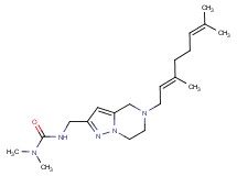 N'-({5-[(2E)-3,7-dimethylocta-2,6-dien-1-yl]-4,5,6,7-tetrahydropyrazolo[1,5-a]pyrazin-2-yl}methyl)-N,N-dimethylurea
