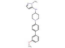 1-(3'-methoxy-4-biphenylyl)-N-(1-methyl-1H-pyrazol-5-yl)-4-piperidinamine