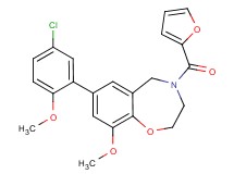 7-(5-chloro-2-methoxyphenyl)-4-(2-furoyl)-9-methoxy-2,3,4,5-tetrahydro-1,4-benzoxazepine