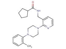 N-({2-[4-(2-methylphenyl)-1-piperazinyl]-3-pyridinyl}methyl)cyclopentanecarboxamide