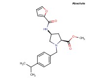 methyl (4S)-4-(2-furoylamino)-1-(4-isopropylbenzyl)-L-prolinate