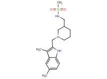 N-({1-[(3,5-dimethyl-1H-indol-2-yl)methyl]piperidin-3-yl}methyl)methanesulfonamide